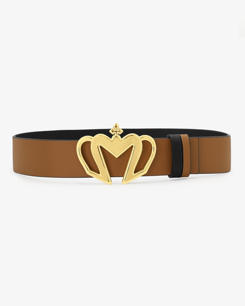 Sultana-Malta Belts Crown Leather Belt Reversible Black/Brown
