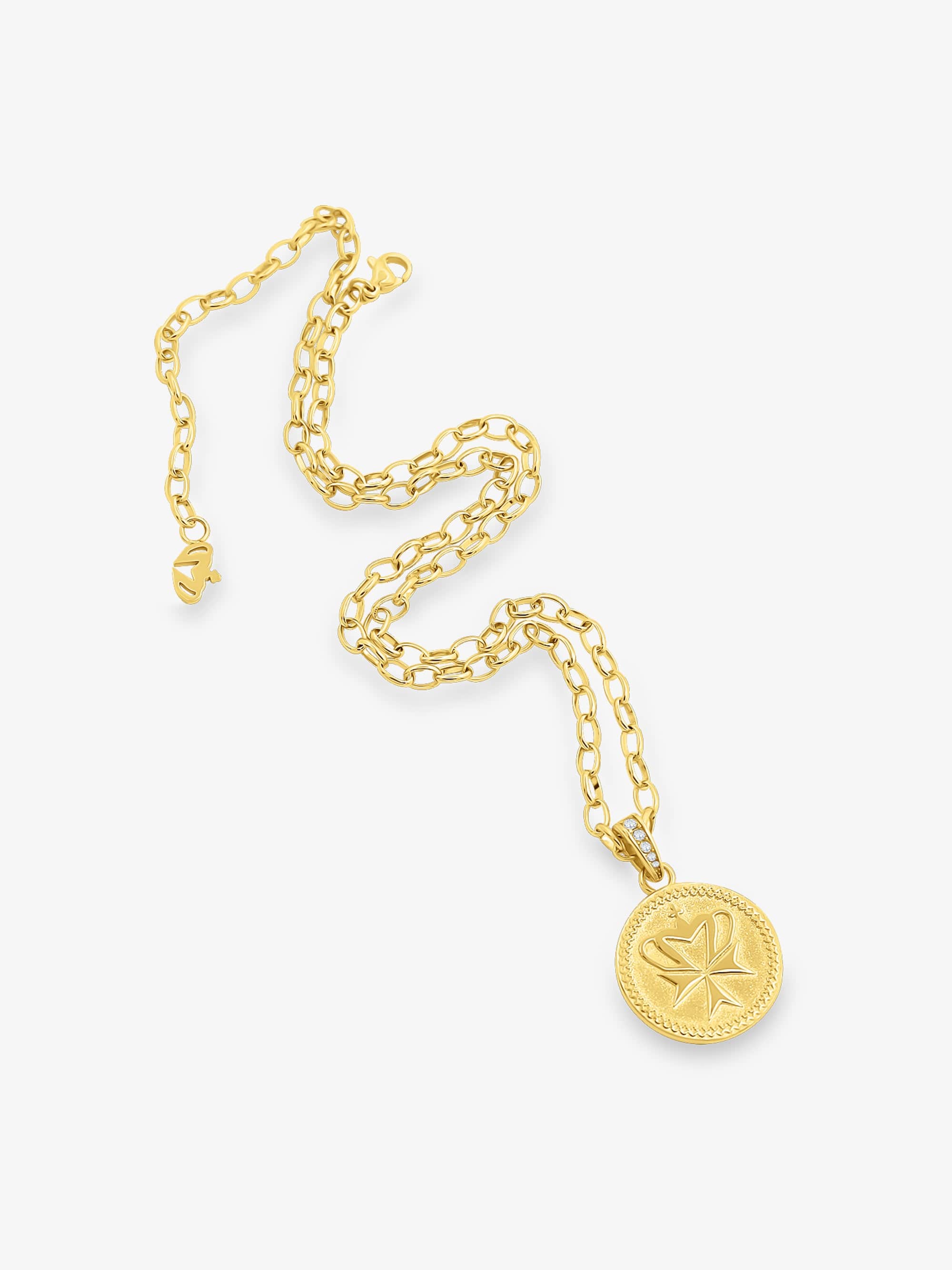 Sultana-Malta NECKLACES Crown Medal Chain Necklace