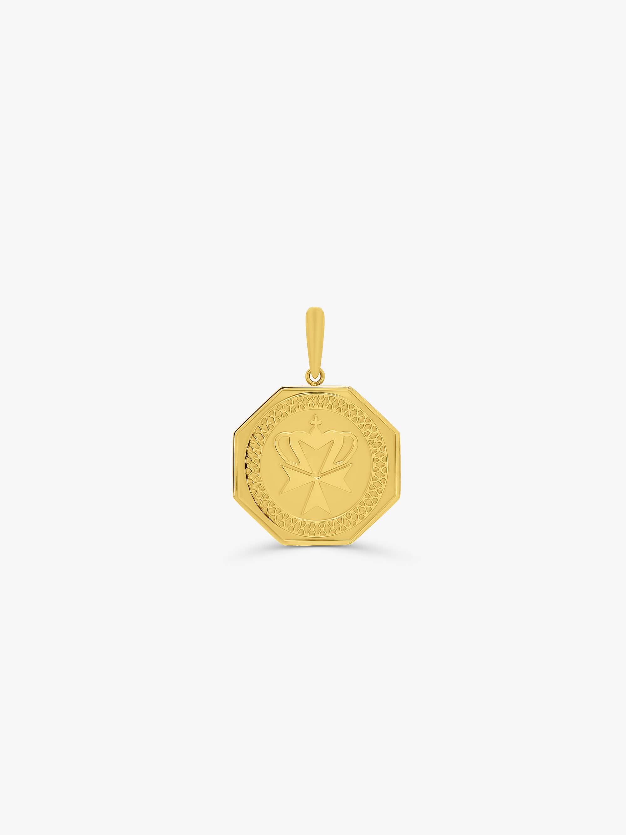 Sultana-Malta PENDANT Crown Octa Medal Pendant