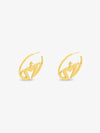 Sultana-Malta EARRINGS Crown Small Hoop Earrings