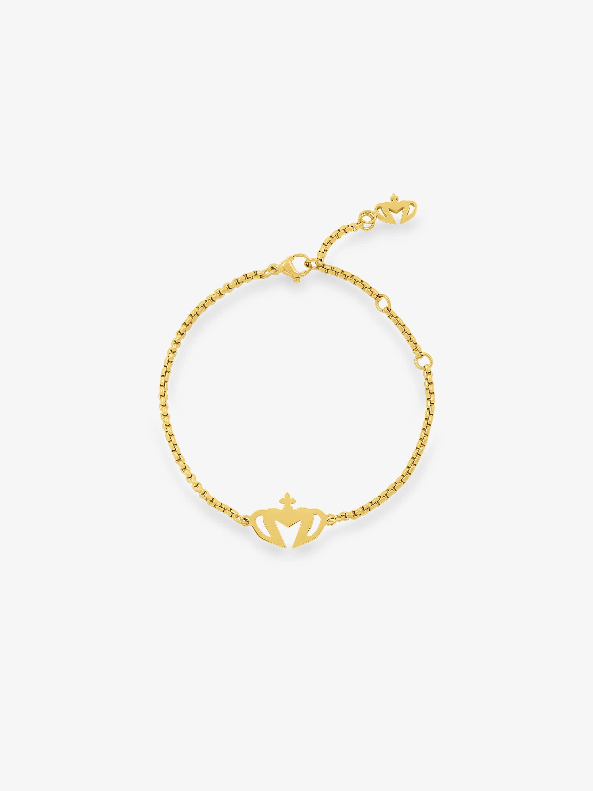Sultana-Malta BRACELETS Dainty Crown Chain Bracelet