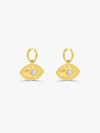 Sultana-Malta EARRINGS Evil Eye Hoops