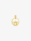 Sultana-Malta PENDANT Hoop Enamel Pendant White