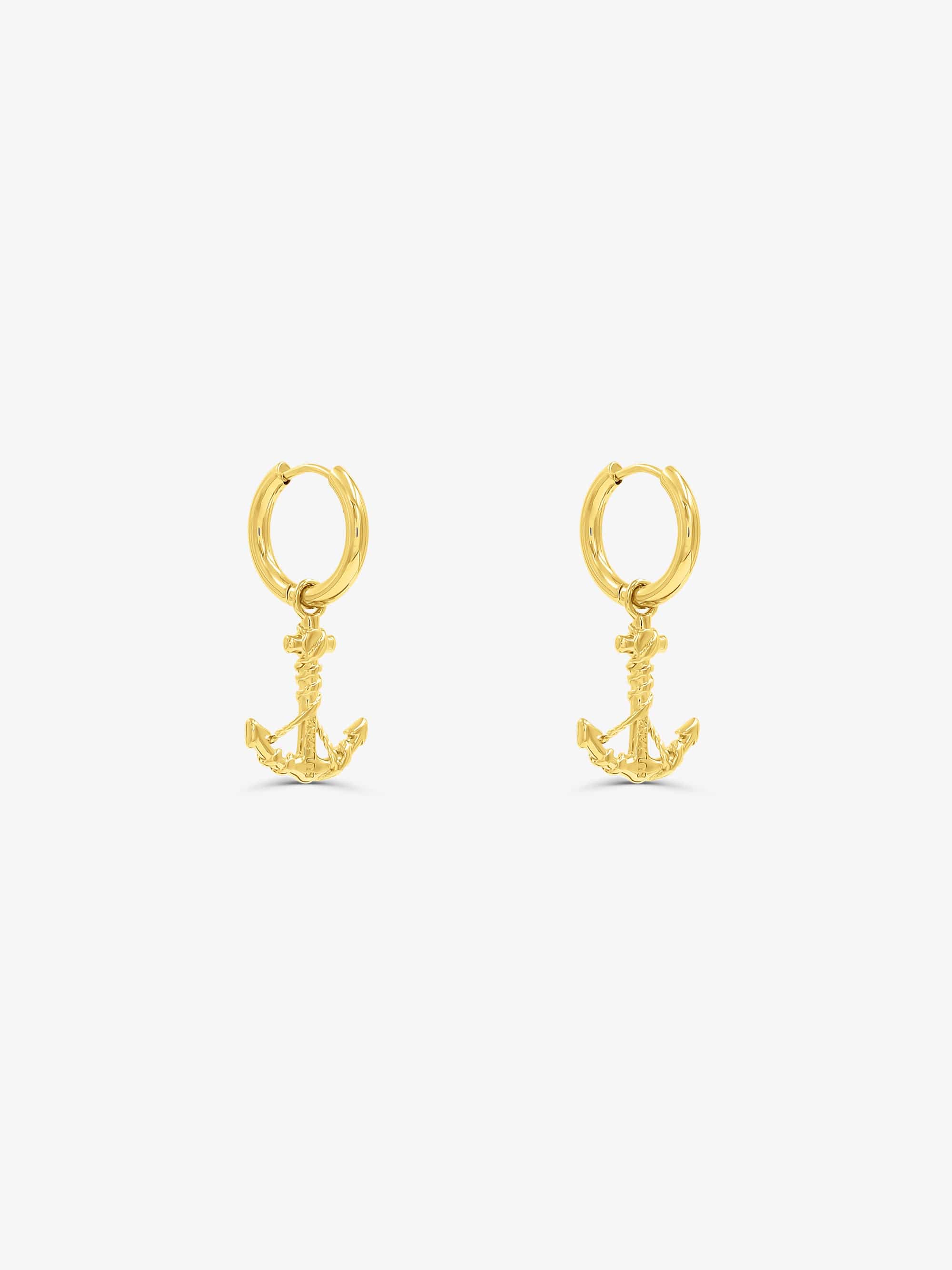 Sultana-Malta EARRINGS Mini Anchor Hoops