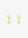 Sultana-Malta EARRINGS Mini Anchor Hoops