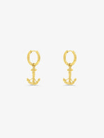 Sultana-Malta EARRINGS Mini Anchor Hoops
