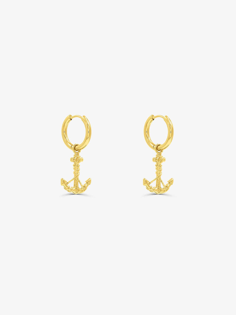 Sultana-Malta EARRINGS Mini Anchor Hoops