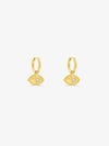 Sultana-Malta EARRINGS Mini Evil Eye Hoops