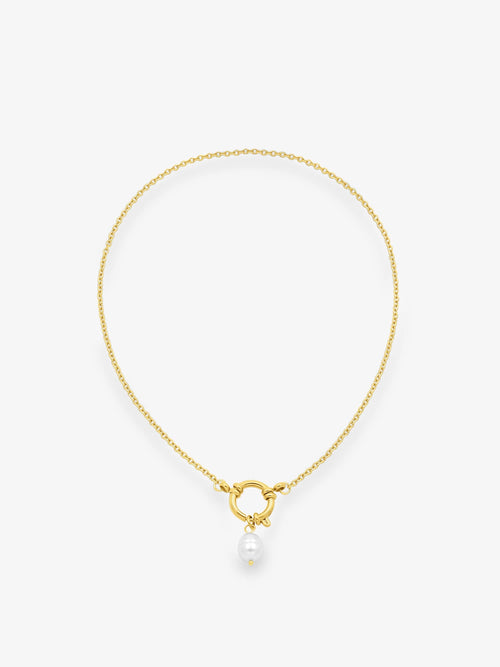Sultana-Malta CHAINS Pearl Sailor Clasp Chain