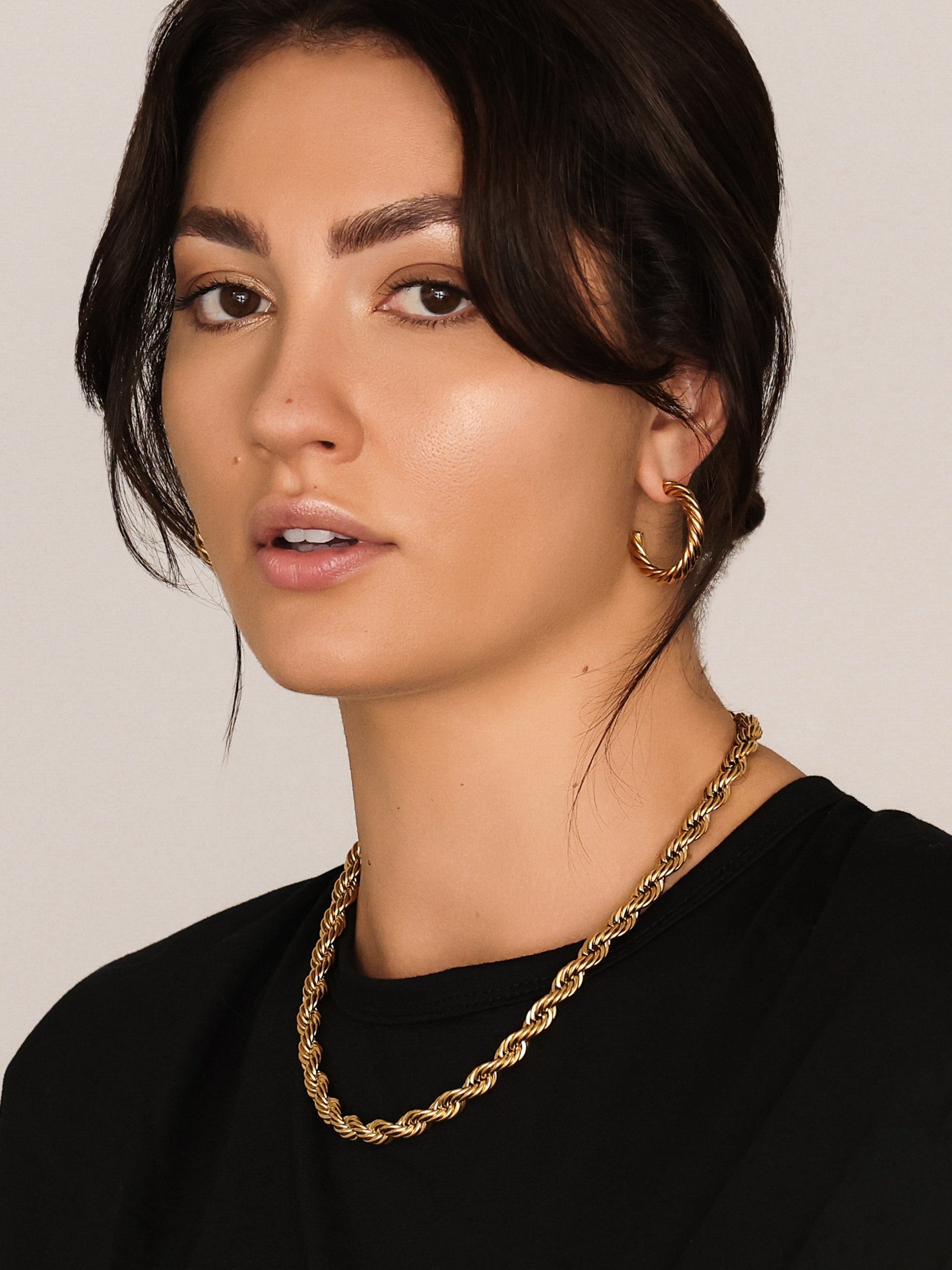 Sultana-Malta EARRINGS Thick Rope Earrings