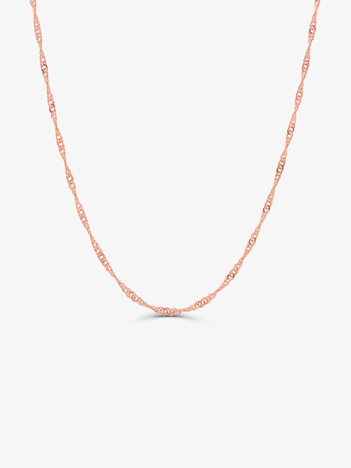 Twisted Chain Rose Gold