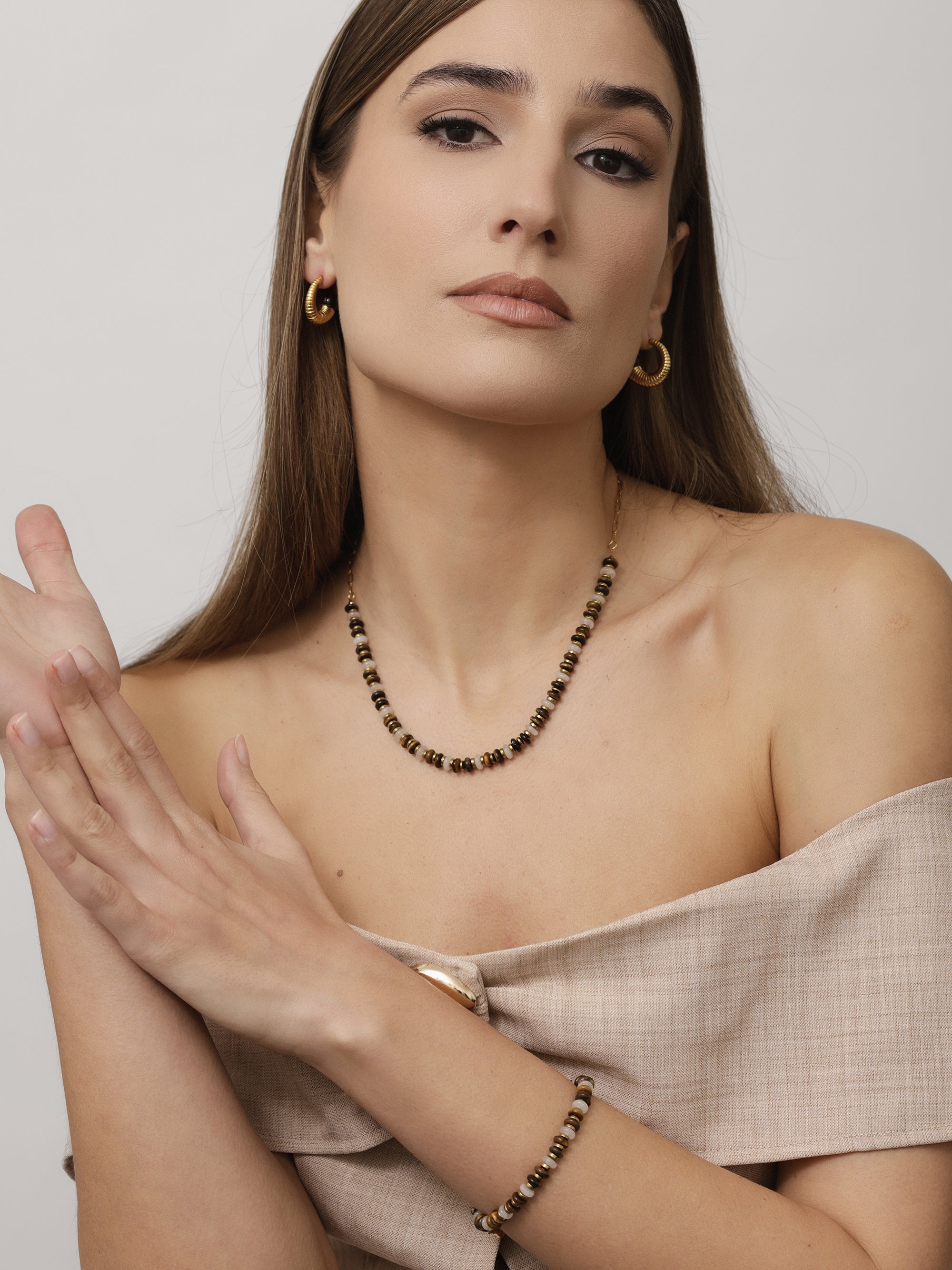 Sahra Tiger Eye Bracelet