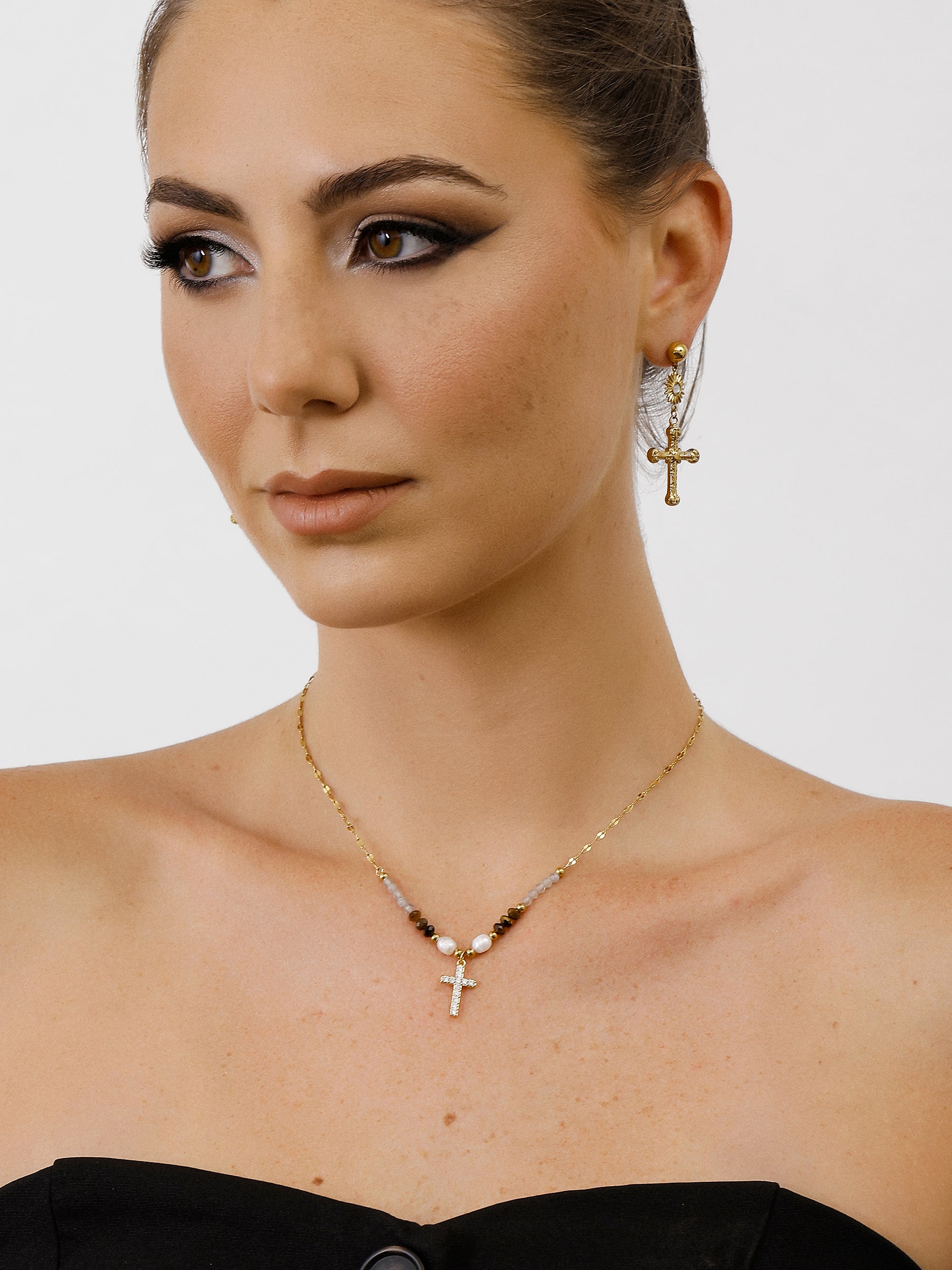 Aurelia Cross Earrings
