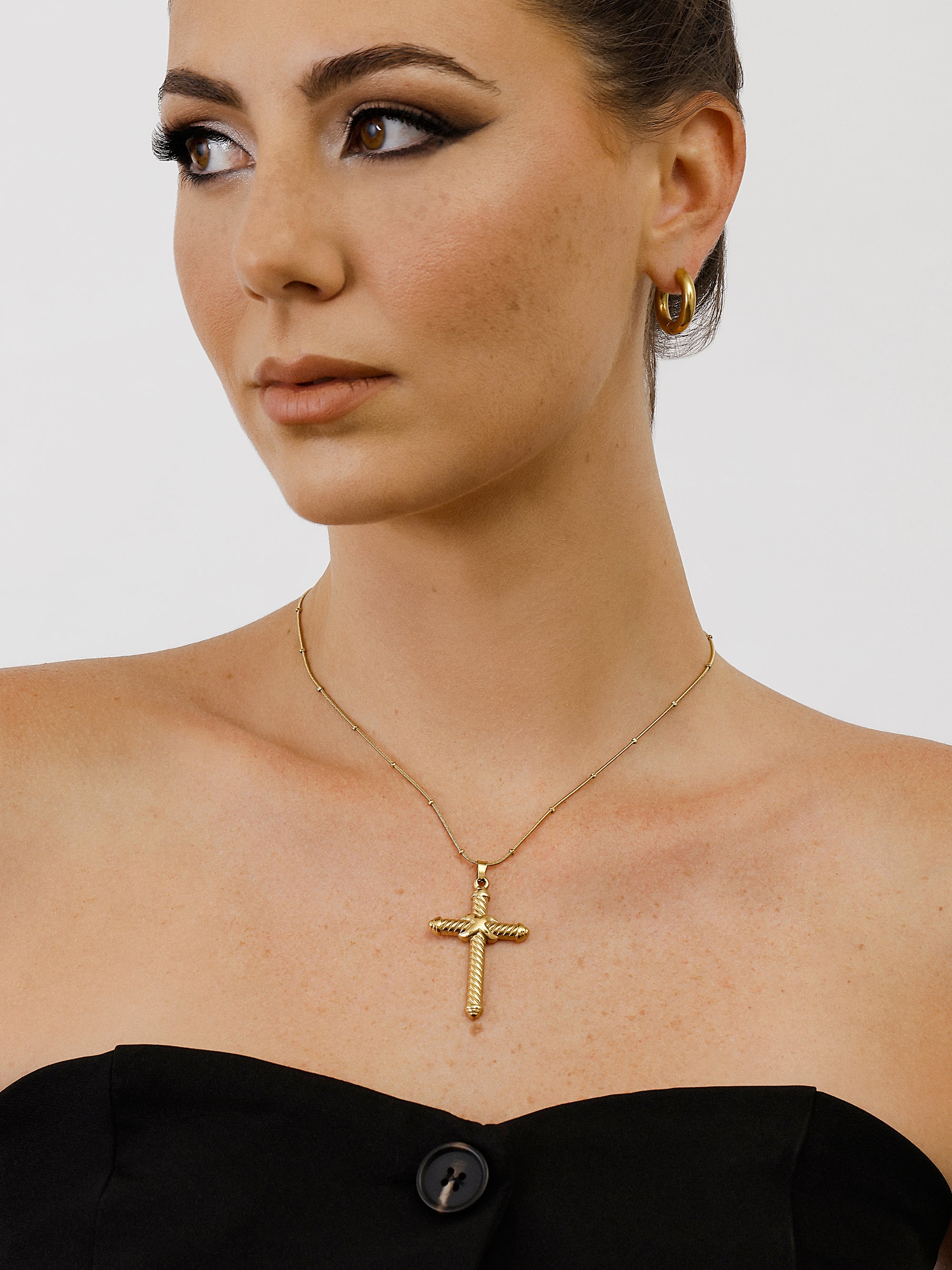 Beacon Cross Necklace