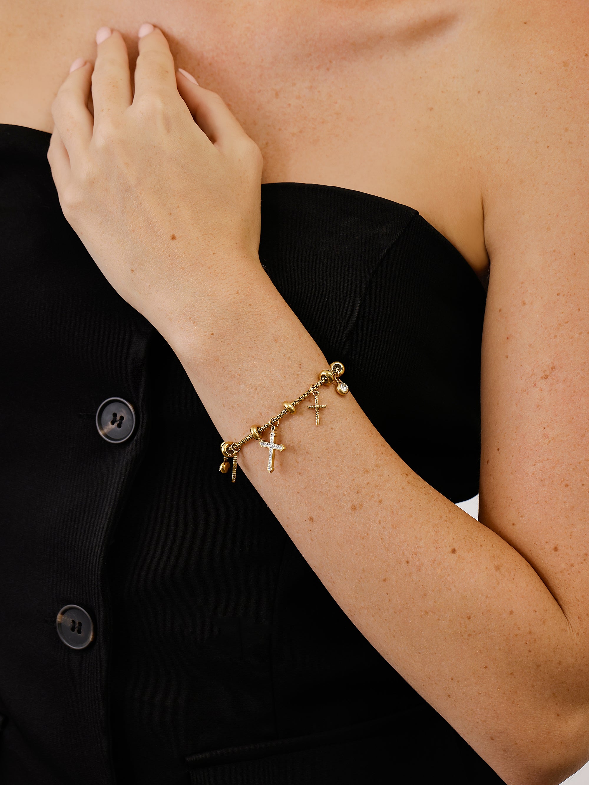 Abbey Cross Bracelet