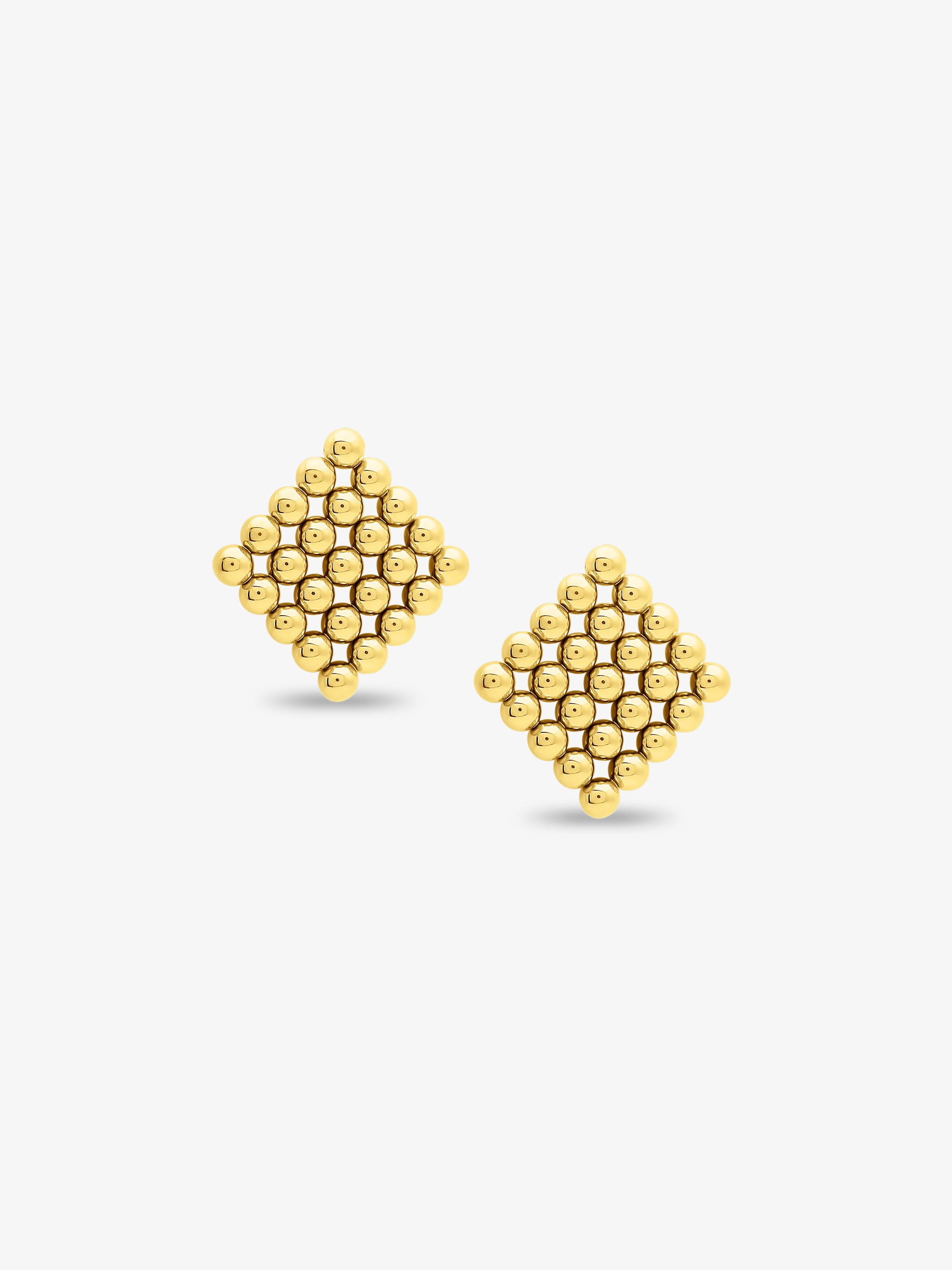 Atom Square Stud Earrings