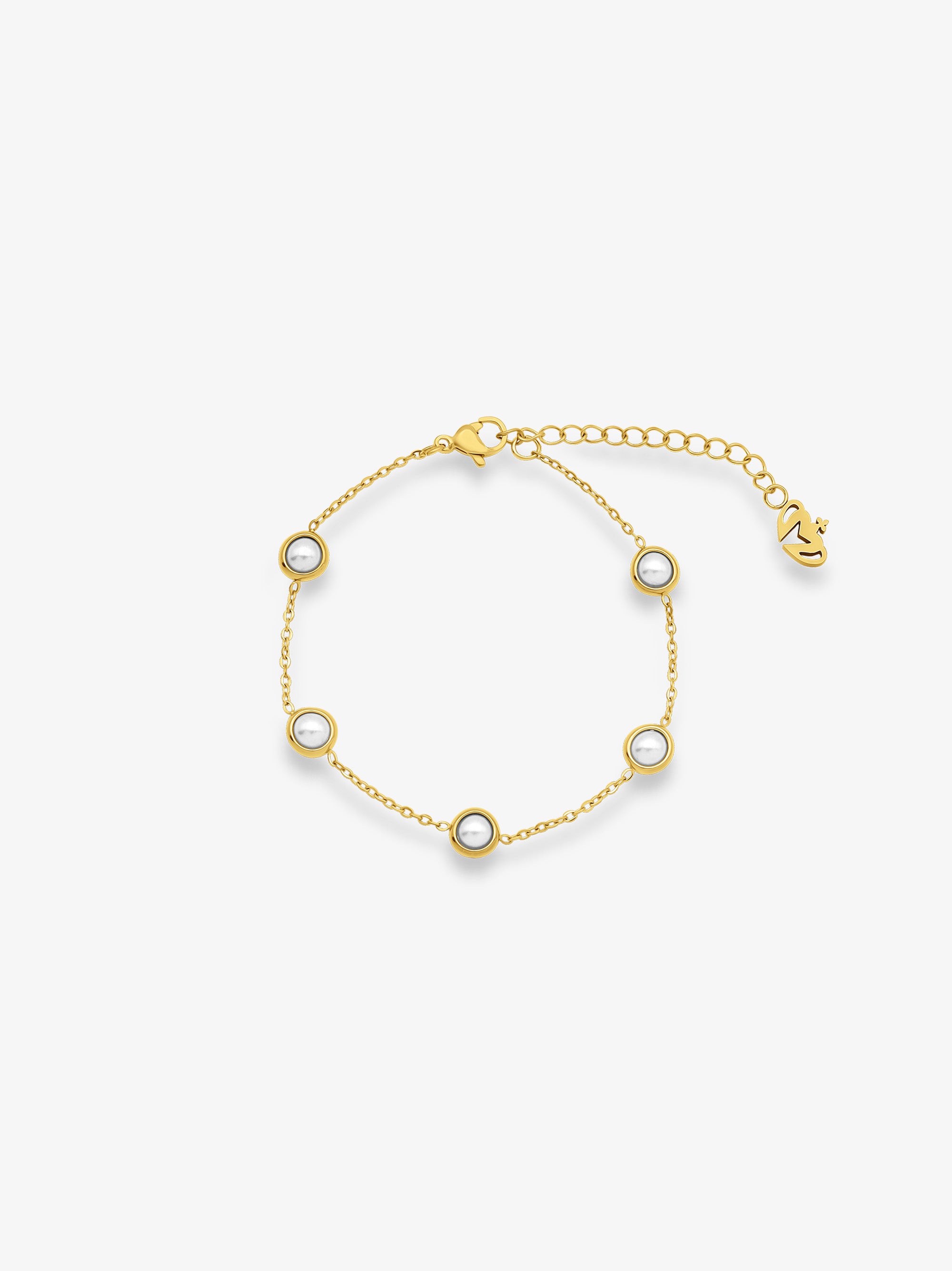 Pearl 5 Motif Bracelet