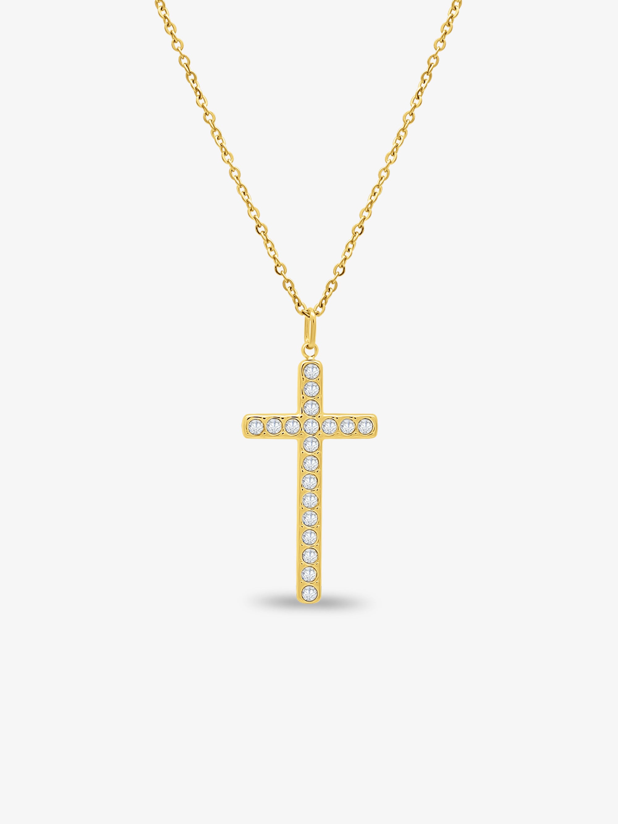 Halo Cross Necklace