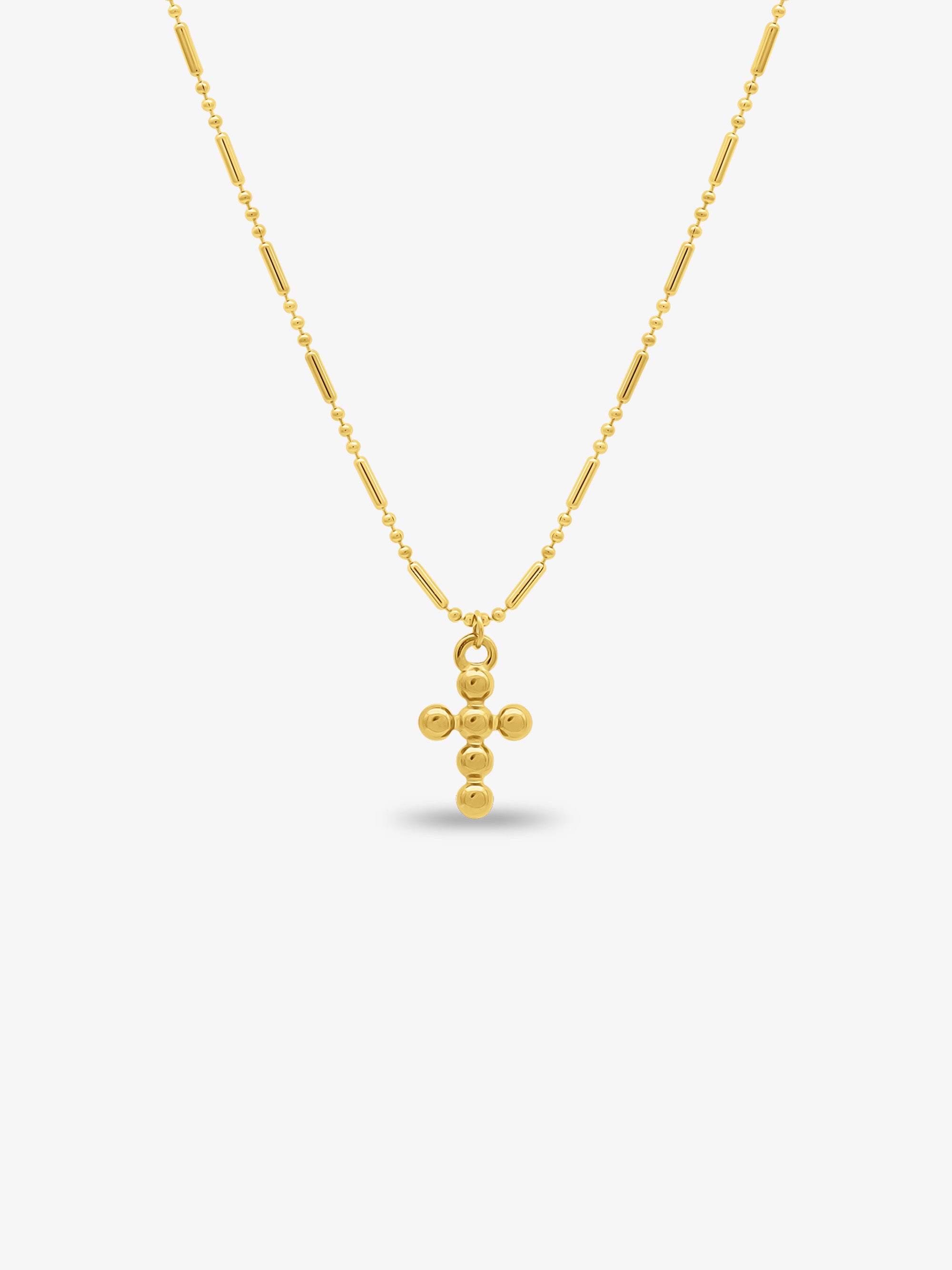 Atom Cross Necklace
