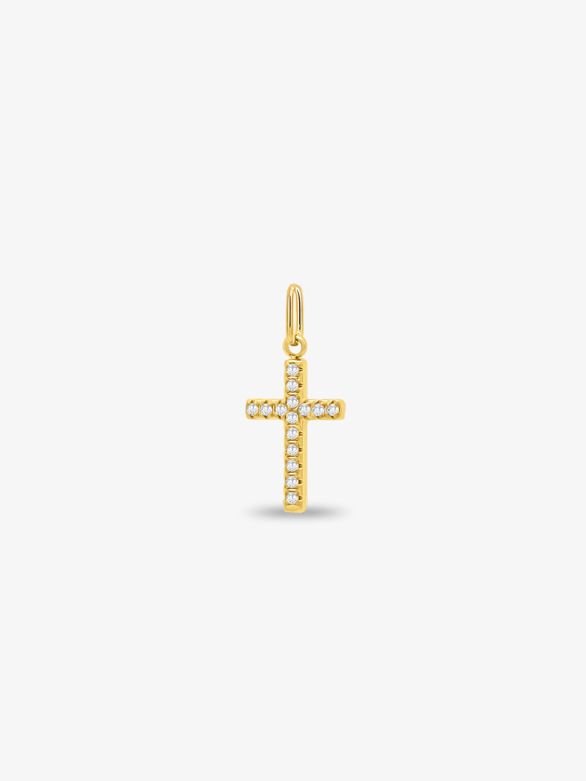 Halo Mini Cross Charm