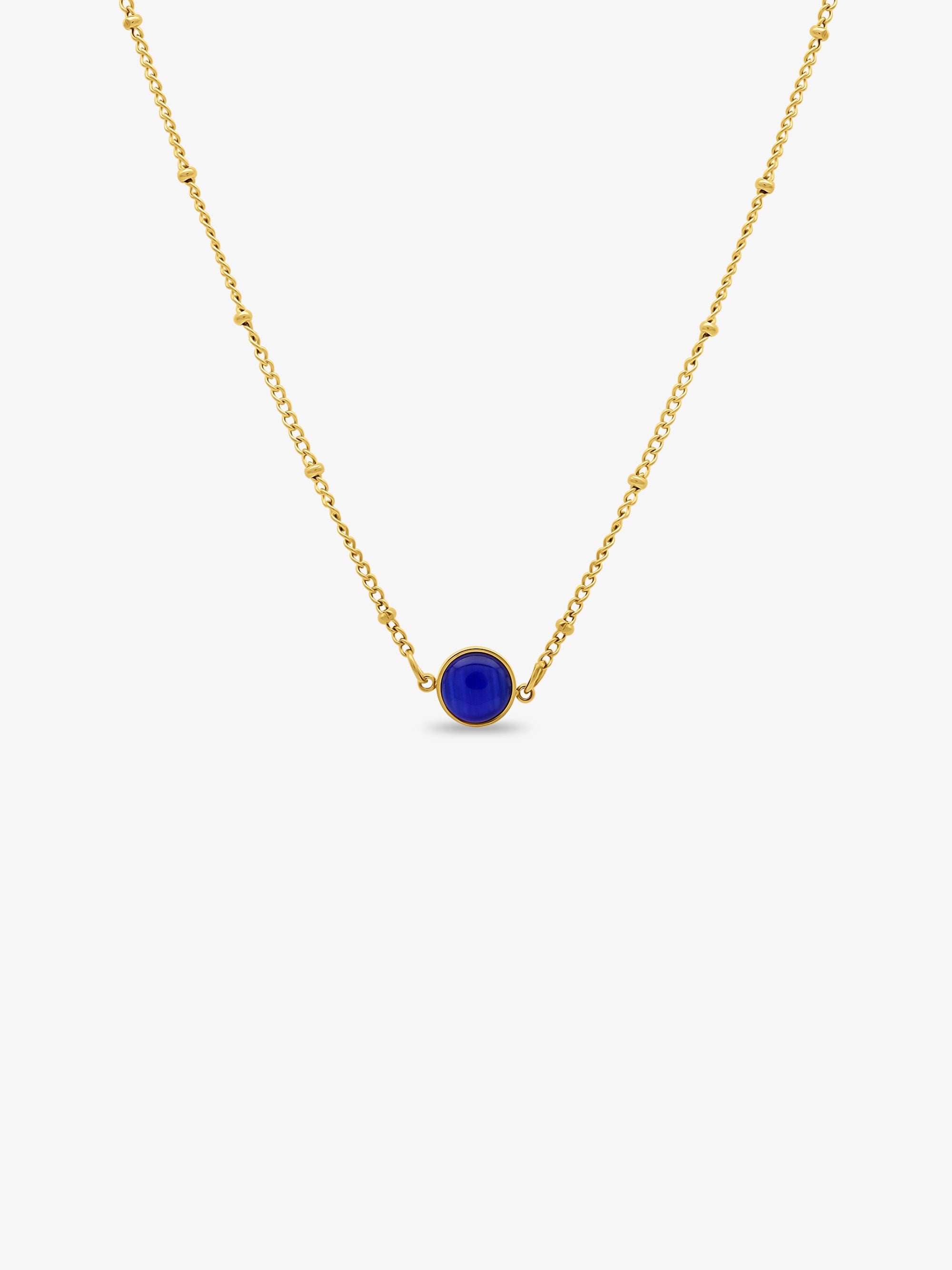 Lee Blue Stone Necklace