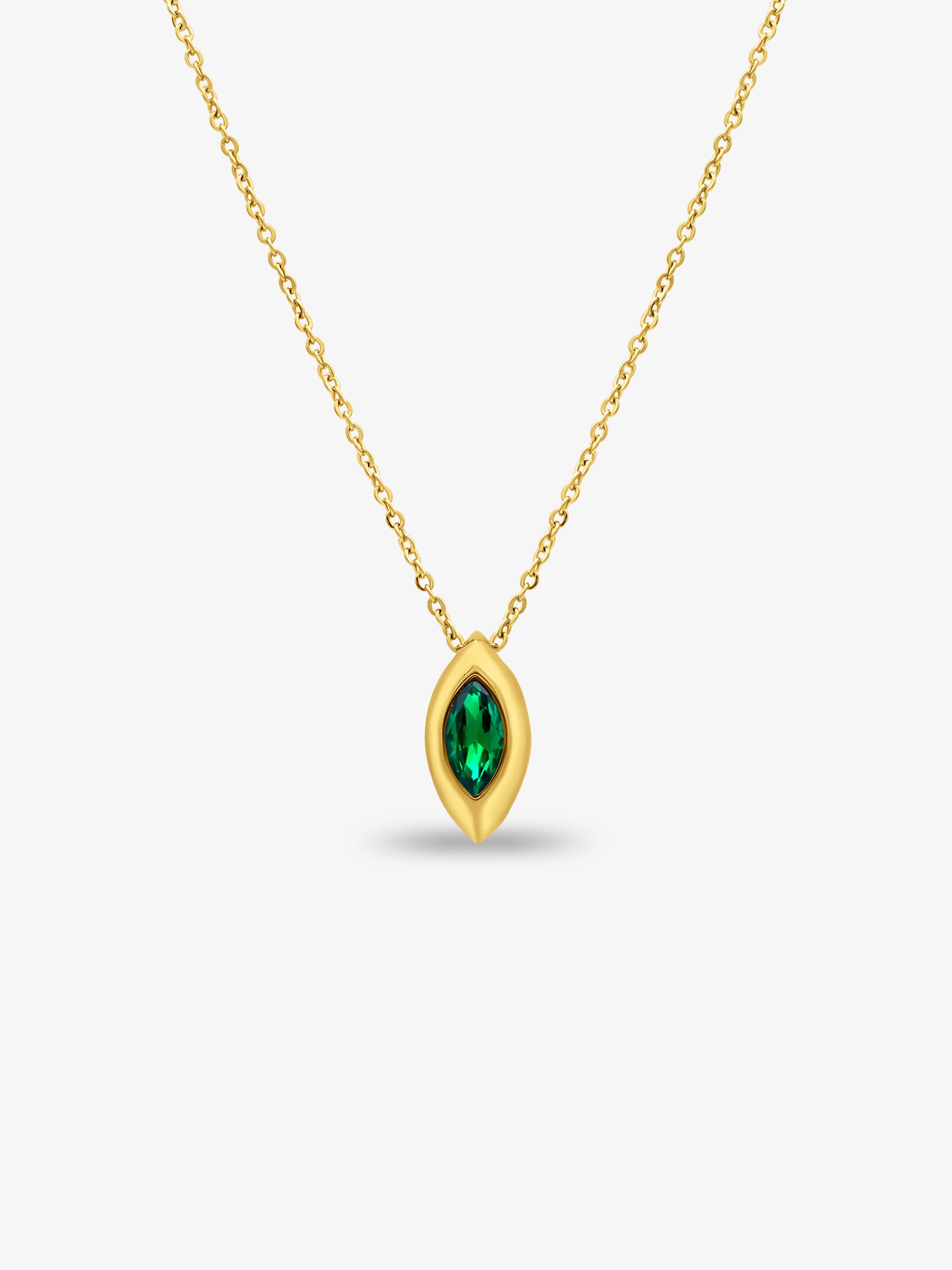 Emeralda Bullet Necklace