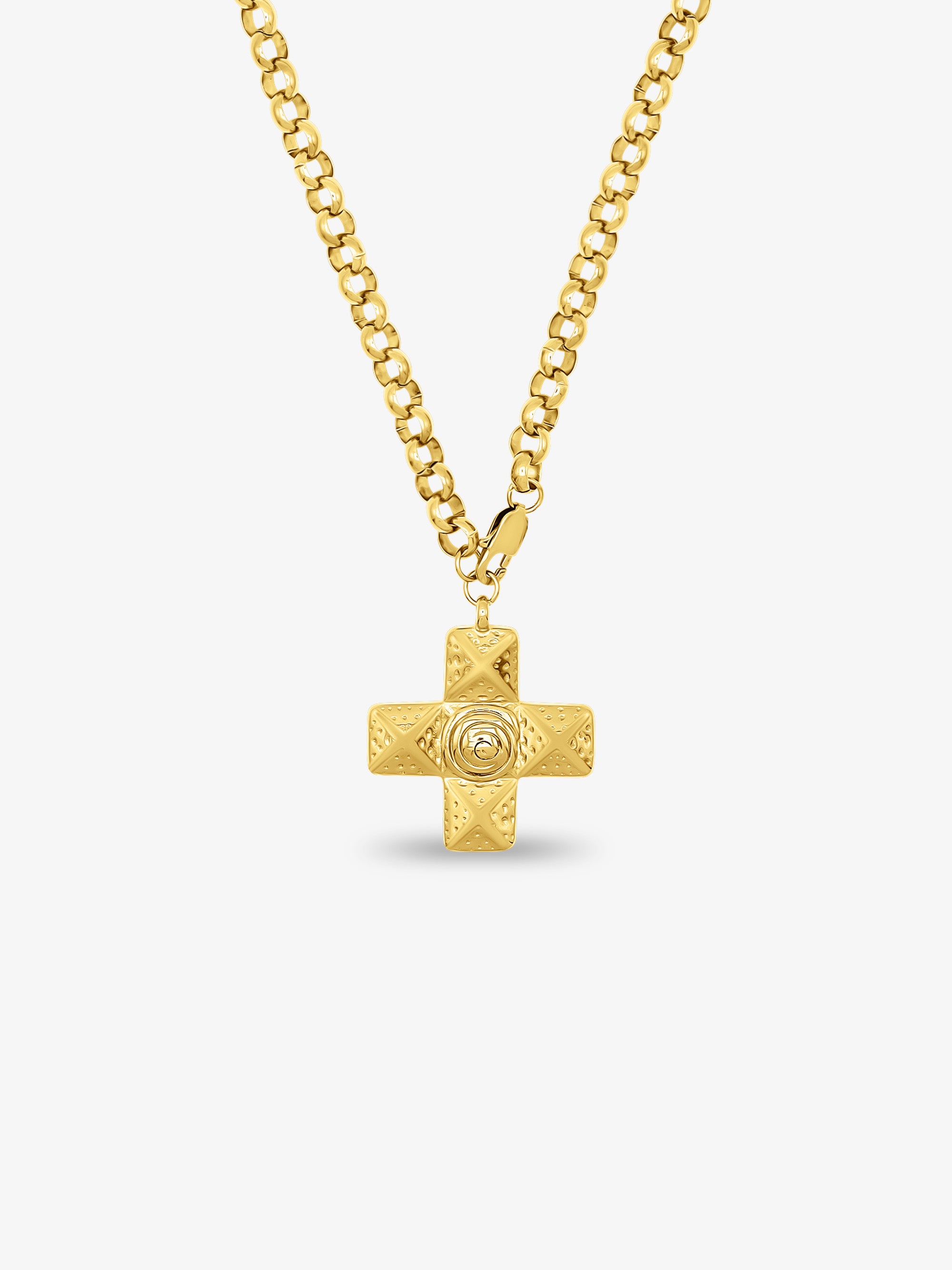 Pillar Cross Necklace