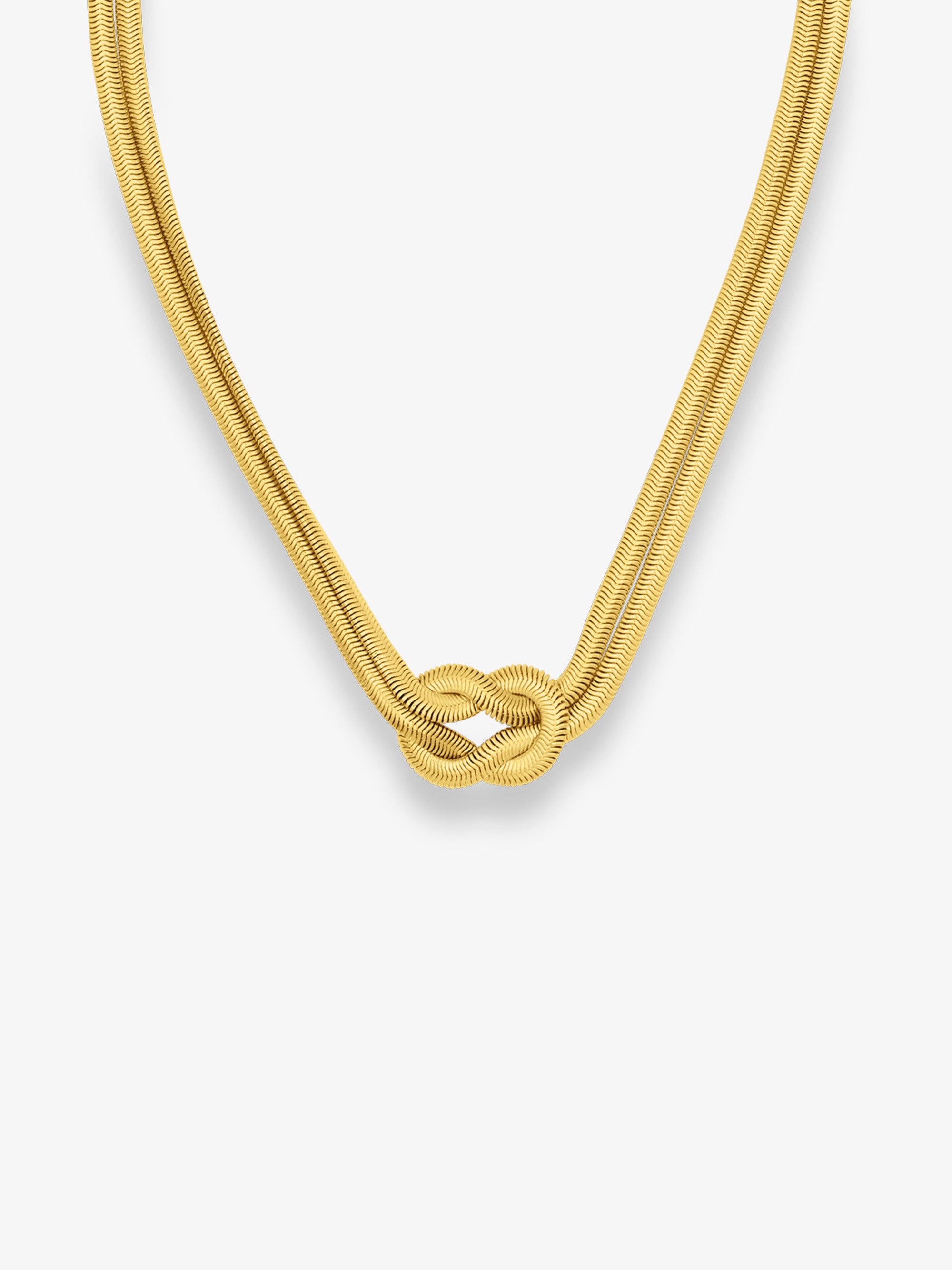 Snake Knot Necklace